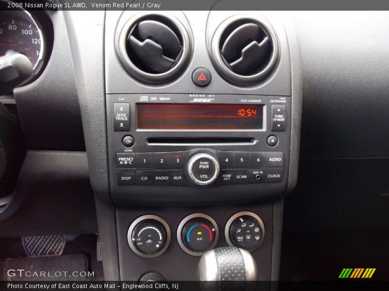 Venom Red Pearl / Gray 2008 Nissan Rogue SL AWD