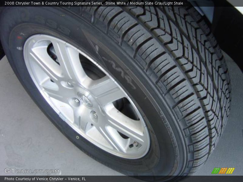Stone White / Medium Slate Gray/Light Shale 2008 Chrysler Town & Country Touring Signature Series