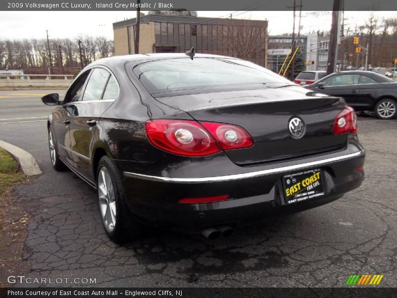 Island Grey Metallic / Black 2009 Volkswagen CC Luxury