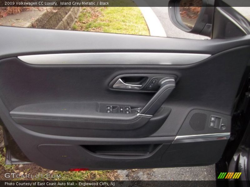Island Grey Metallic / Black 2009 Volkswagen CC Luxury