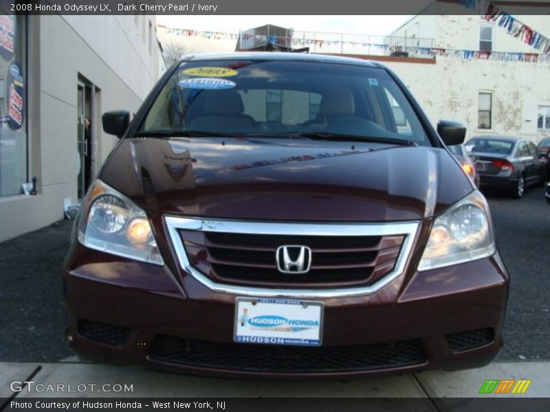 Dark Cherry Pearl / Ivory 2008 Honda Odyssey LX