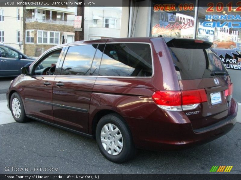 Dark Cherry Pearl / Ivory 2008 Honda Odyssey LX
