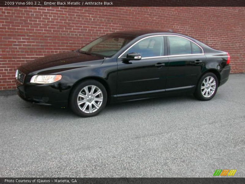 Ember Black Metallic / Anthracite Black 2009 Volvo S80 3.2