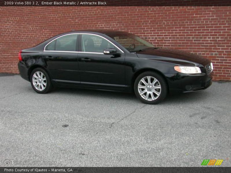 Ember Black Metallic / Anthracite Black 2009 Volvo S80 3.2