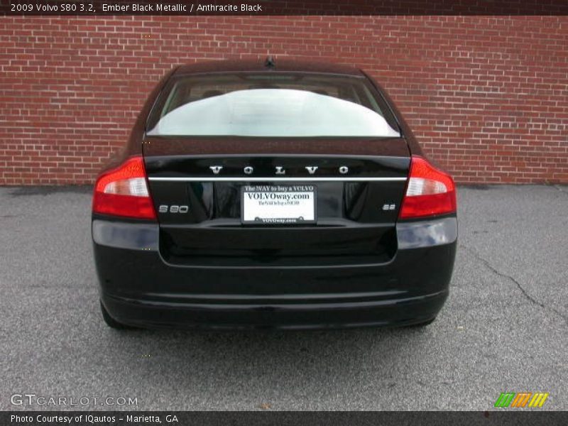 Ember Black Metallic / Anthracite Black 2009 Volvo S80 3.2