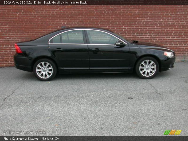 Ember Black Metallic / Anthracite Black 2009 Volvo S80 3.2