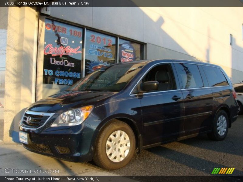 Bali Blue Pearl / Gray 2009 Honda Odyssey LX