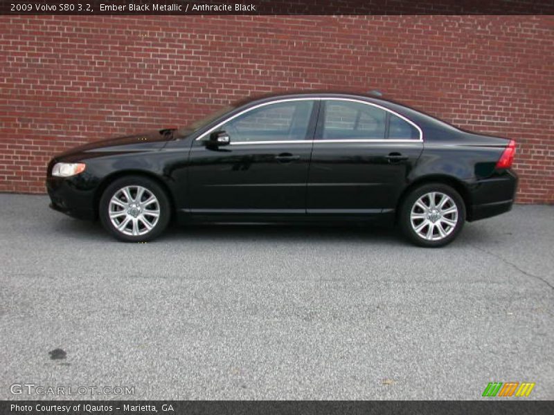 Ember Black Metallic / Anthracite Black 2009 Volvo S80 3.2