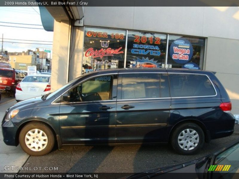 Bali Blue Pearl / Gray 2009 Honda Odyssey LX