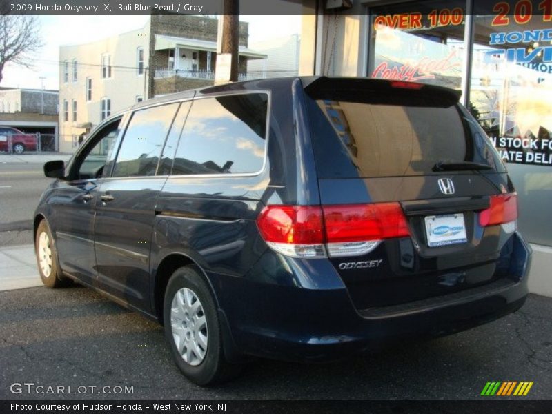 Bali Blue Pearl / Gray 2009 Honda Odyssey LX