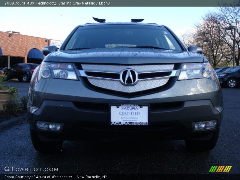 Sterling Gray Metallic / Ebony 2009 Acura MDX Technology