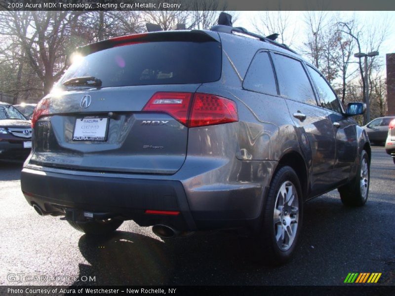 Sterling Gray Metallic / Ebony 2009 Acura MDX Technology