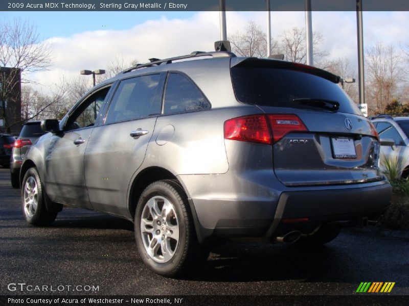 Sterling Gray Metallic / Ebony 2009 Acura MDX Technology
