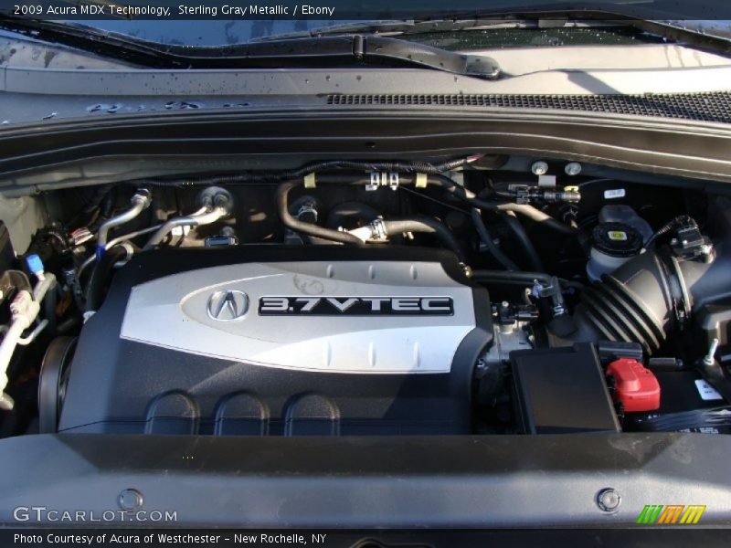 Sterling Gray Metallic / Ebony 2009 Acura MDX Technology