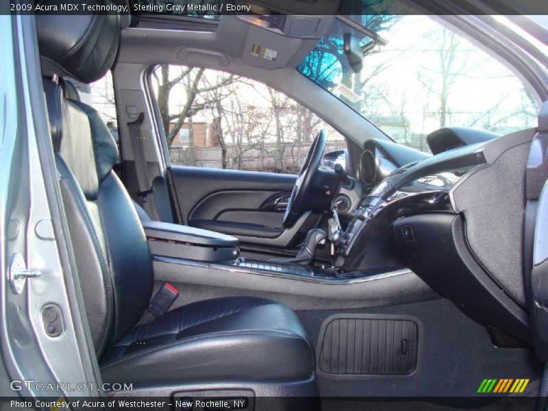 Sterling Gray Metallic / Ebony 2009 Acura MDX Technology