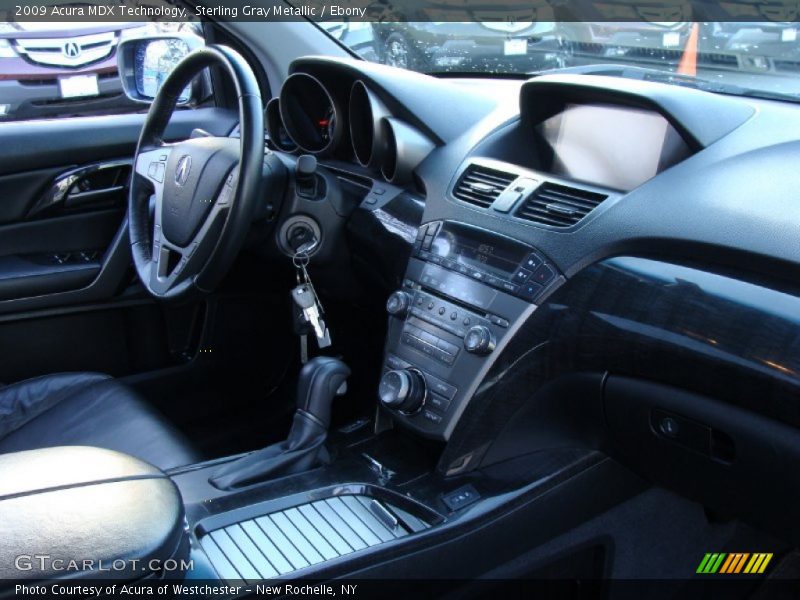 Sterling Gray Metallic / Ebony 2009 Acura MDX Technology