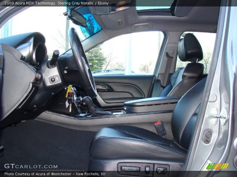 Sterling Gray Metallic / Ebony 2009 Acura MDX Technology
