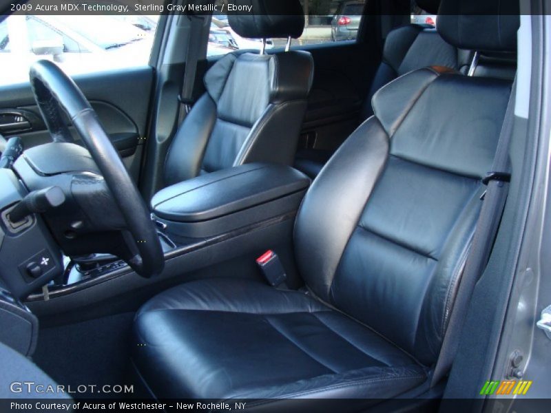 Sterling Gray Metallic / Ebony 2009 Acura MDX Technology