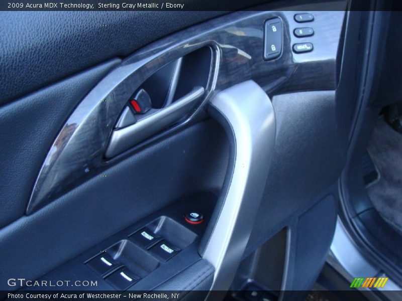 Sterling Gray Metallic / Ebony 2009 Acura MDX Technology