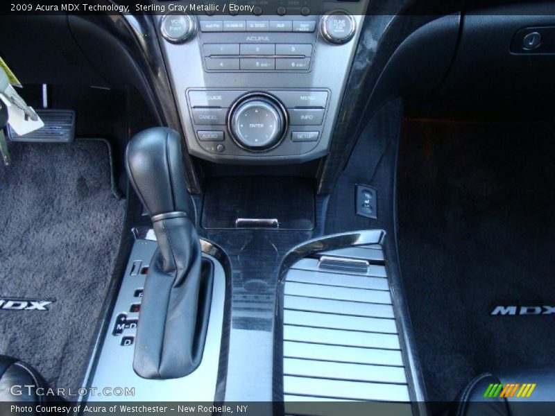 Sterling Gray Metallic / Ebony 2009 Acura MDX Technology