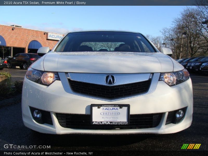 Premium White Pearl / Ebony 2010 Acura TSX Sedan