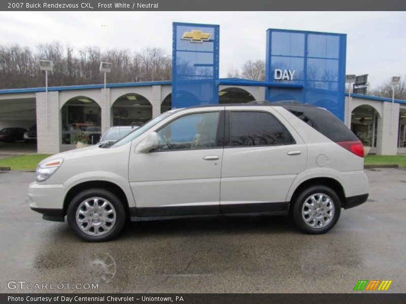 Frost White / Neutral 2007 Buick Rendezvous CXL