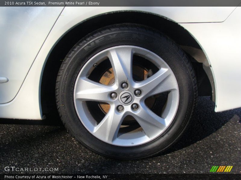 Premium White Pearl / Ebony 2010 Acura TSX Sedan