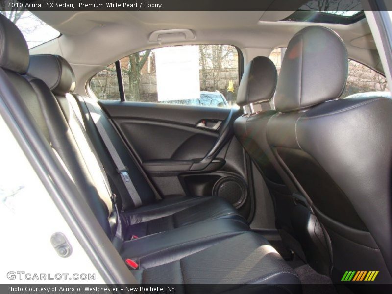 Premium White Pearl / Ebony 2010 Acura TSX Sedan