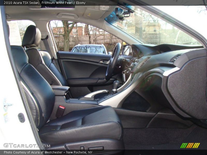 Premium White Pearl / Ebony 2010 Acura TSX Sedan