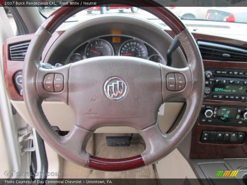 Frost White / Neutral 2007 Buick Rendezvous CXL