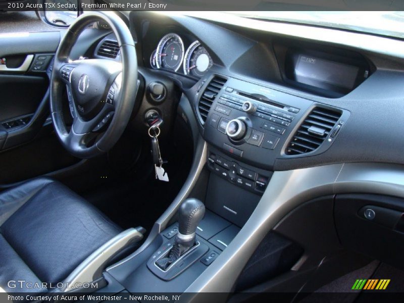 Premium White Pearl / Ebony 2010 Acura TSX Sedan