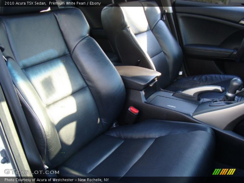 Premium White Pearl / Ebony 2010 Acura TSX Sedan