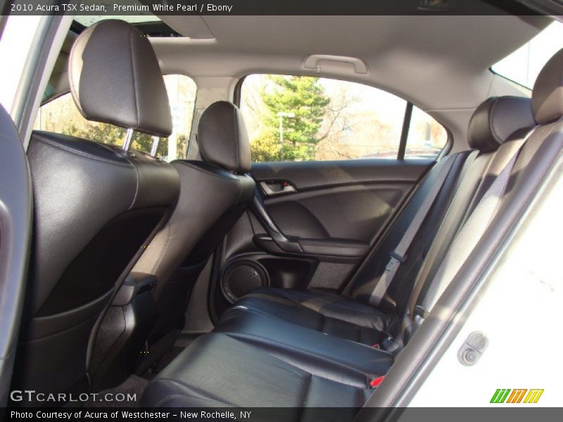 Premium White Pearl / Ebony 2010 Acura TSX Sedan
