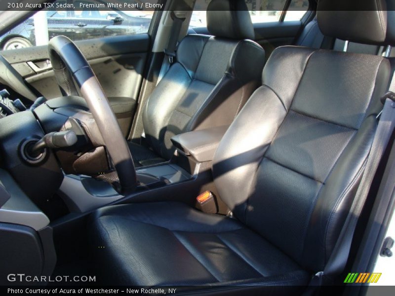 Premium White Pearl / Ebony 2010 Acura TSX Sedan
