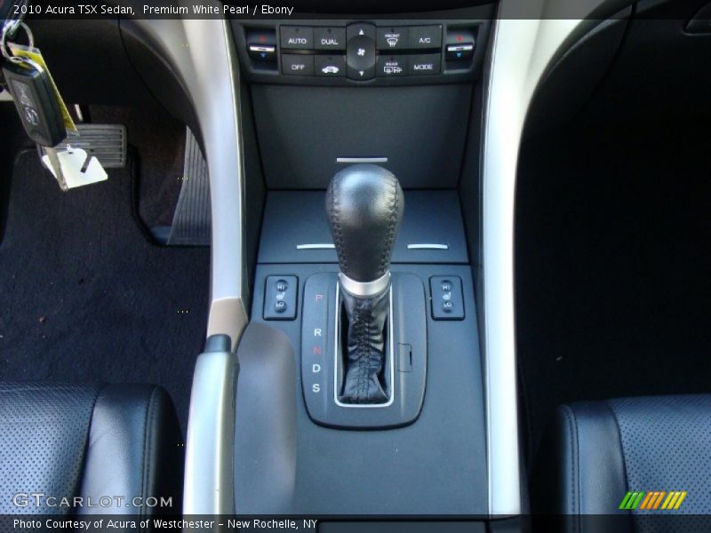 Premium White Pearl / Ebony 2010 Acura TSX Sedan