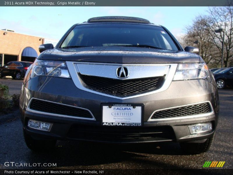 Grigio Metallic / Ebony 2011 Acura MDX Technology
