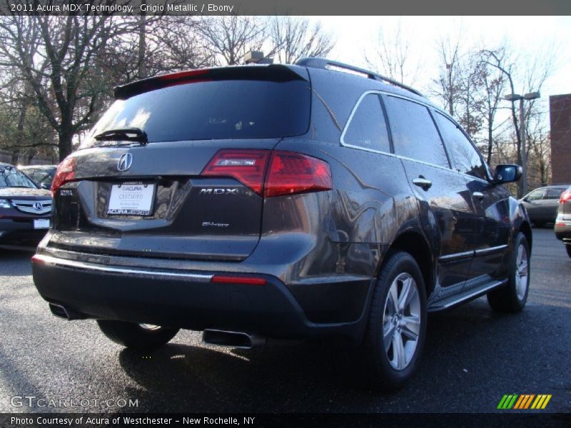 Grigio Metallic / Ebony 2011 Acura MDX Technology