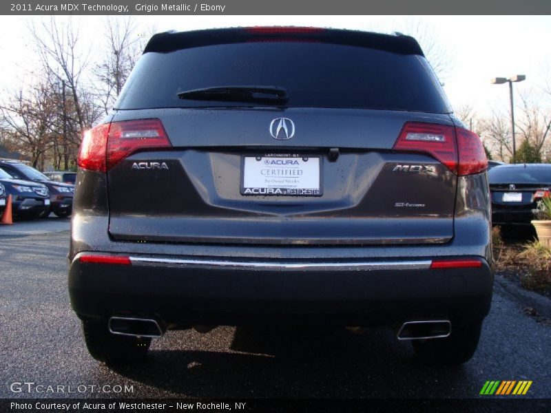Grigio Metallic / Ebony 2011 Acura MDX Technology