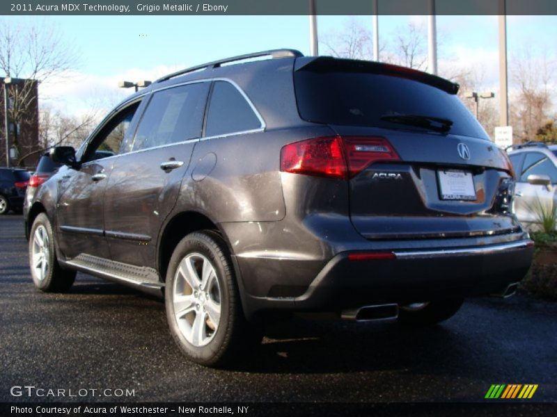 Grigio Metallic / Ebony 2011 Acura MDX Technology