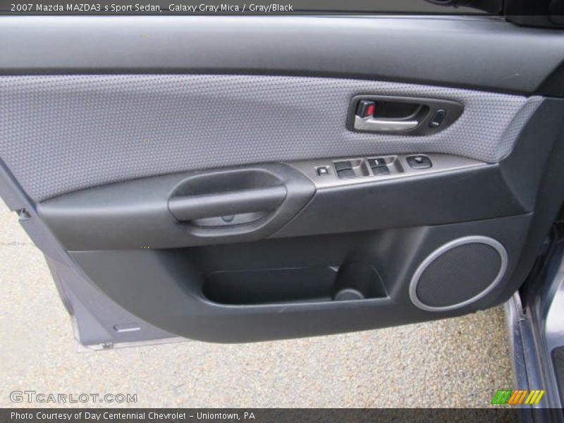 Galaxy Gray Mica / Gray/Black 2007 Mazda MAZDA3 s Sport Sedan