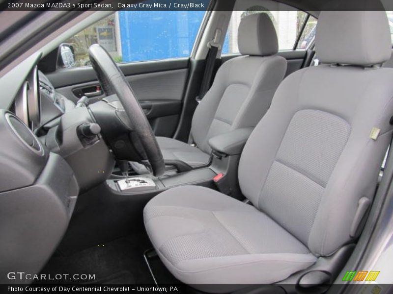 Galaxy Gray Mica / Gray/Black 2007 Mazda MAZDA3 s Sport Sedan