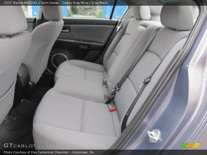 Galaxy Gray Mica / Gray/Black 2007 Mazda MAZDA3 s Sport Sedan