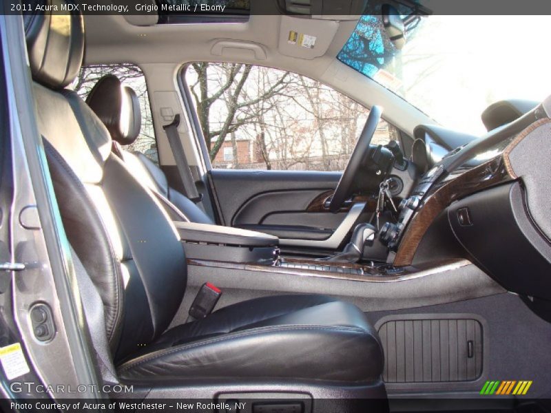 Grigio Metallic / Ebony 2011 Acura MDX Technology