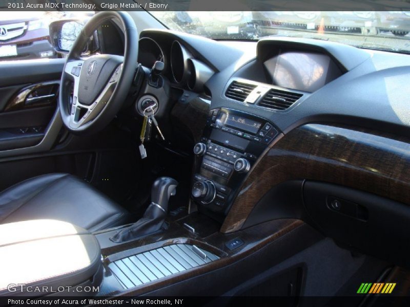 Grigio Metallic / Ebony 2011 Acura MDX Technology