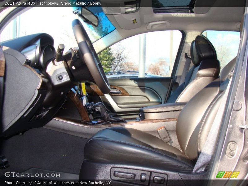 Grigio Metallic / Ebony 2011 Acura MDX Technology