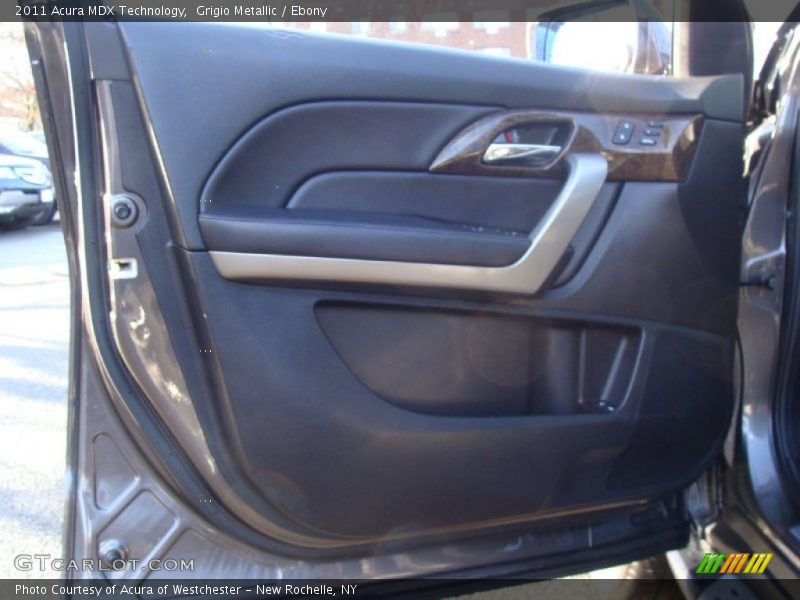 Grigio Metallic / Ebony 2011 Acura MDX Technology