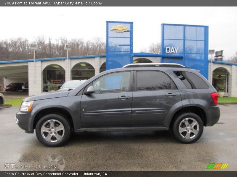 Cyber Gray Metallic / Ebony 2009 Pontiac Torrent AWD