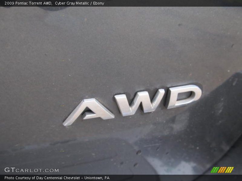 Cyber Gray Metallic / Ebony 2009 Pontiac Torrent AWD