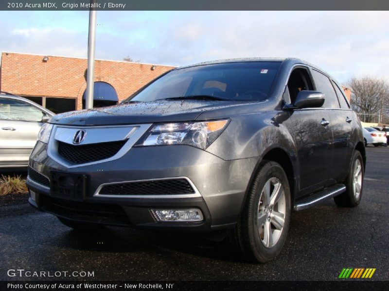 Grigio Metallic / Ebony 2010 Acura MDX