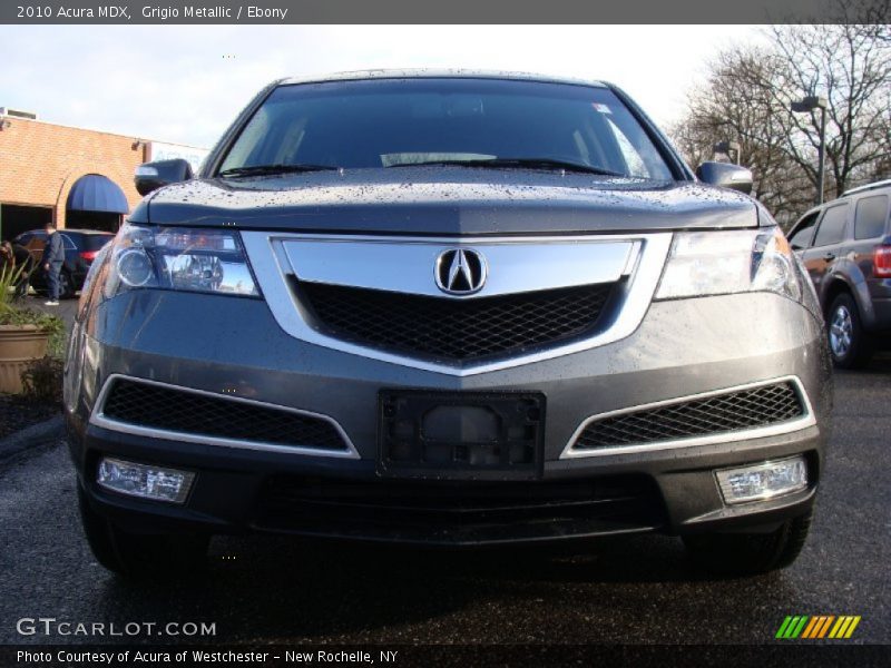 Grigio Metallic / Ebony 2010 Acura MDX